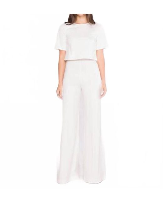 Ripley Rader White Pont Knit Wide Leg Pants