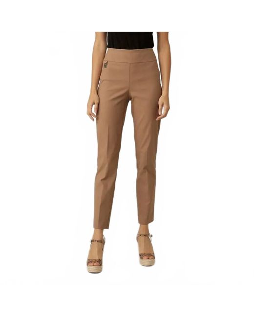 Joseph Ribkoff Brown Slim Trousers