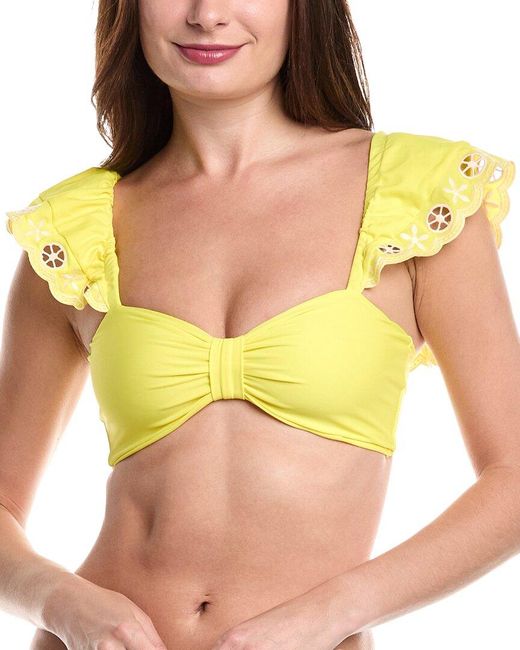 Sea Yellow Arabella Bikini Top