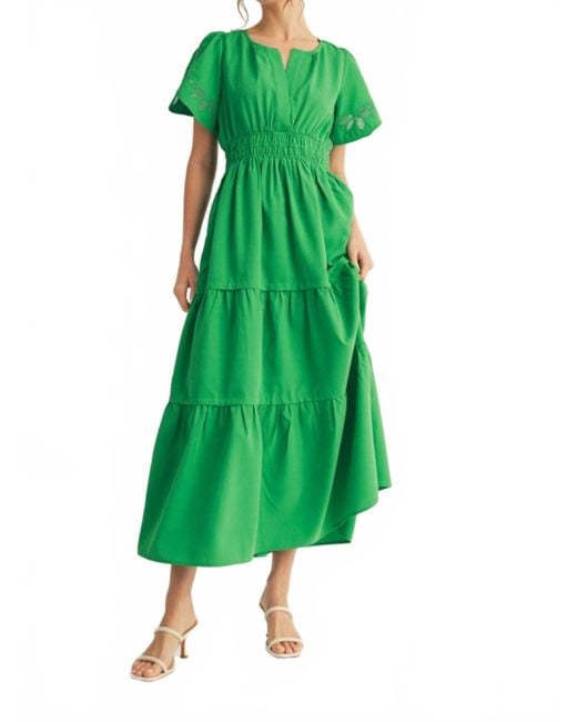 Jodifil Green Jayden Maxi Dress