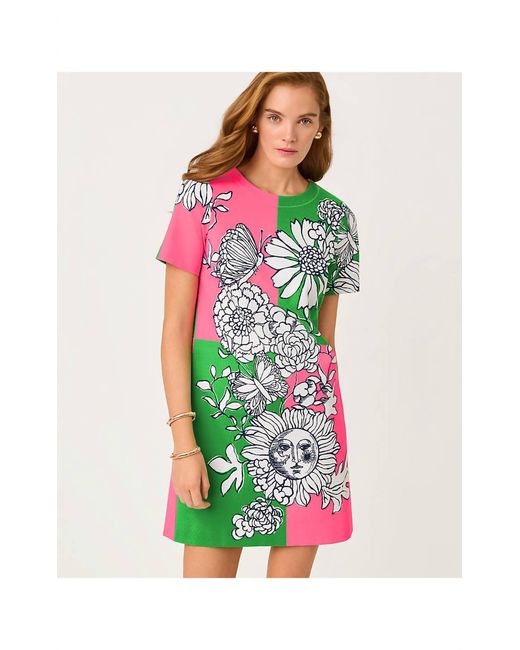 Plizer Mini Lilly Pulitzer Siera Knit Mini Dress in White | Lyst