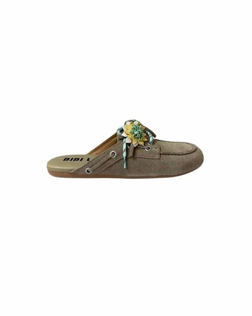 Bibi Lou Green Tana Mules