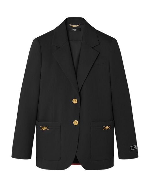 Versace Black Tailored Jacket