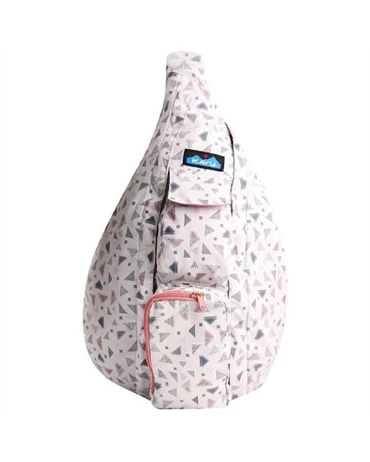Kavu White Rope Sack Sling Bag