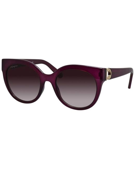 Ferragamo Purple Sf1031s 53mm Sunglasses