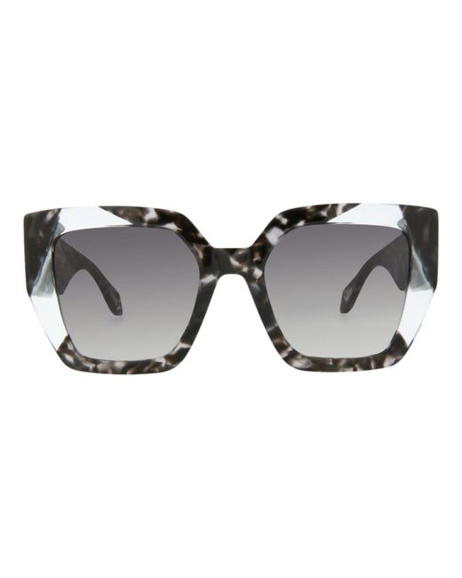 Just Cavalli Gray Square-frame Acetate Sunglasses