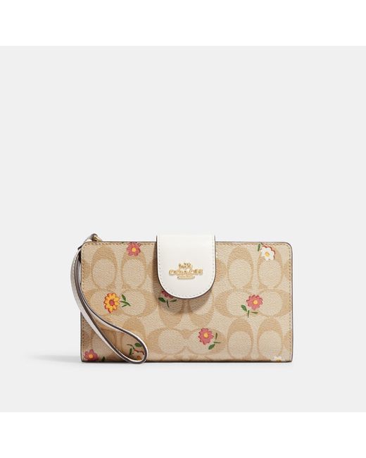 Coach Outlet Tech Wallet in Natural Lyst