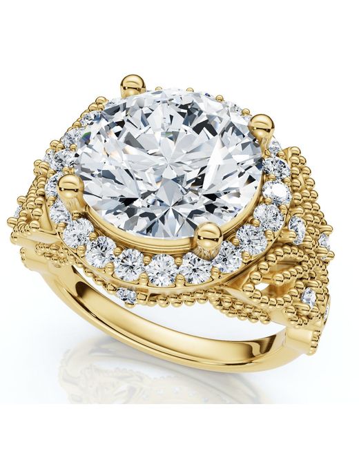 Or Rung Pompeii3 Certified 3 1/3Ct Diamond Engagement Ring 14K Or Platinum Lab ...