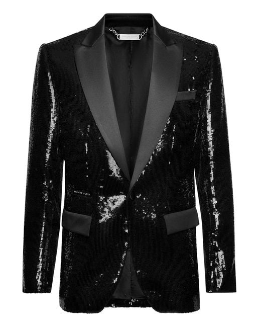 Philipp Plein Black Blazer for men