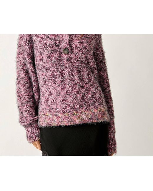 Free People Pink Stellar Pullover Sweater