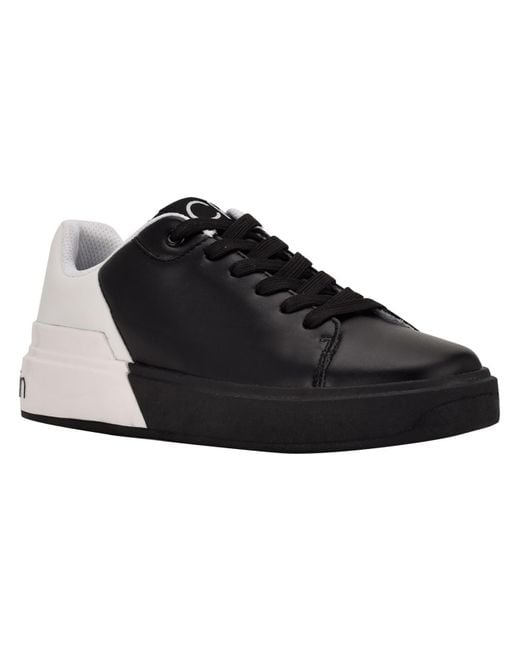 Calvin Klein Black Blakee Cushioned Footbed Lifestyle Casual And Fashion Sneakers
