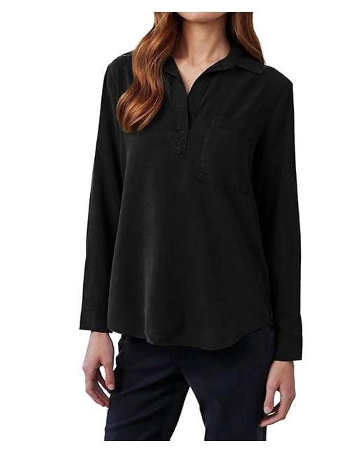 Bella Dahl Black Long Sleeve Pullover Tunic
