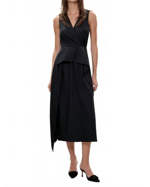 Rebecca Taylor Women's Black Stretch Linen Dress - laplaya.ma