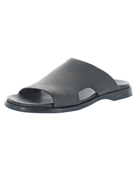 Cole Haan Gray Goldwyn 2.0 Slide Leather Slip On Slide Sandals for men