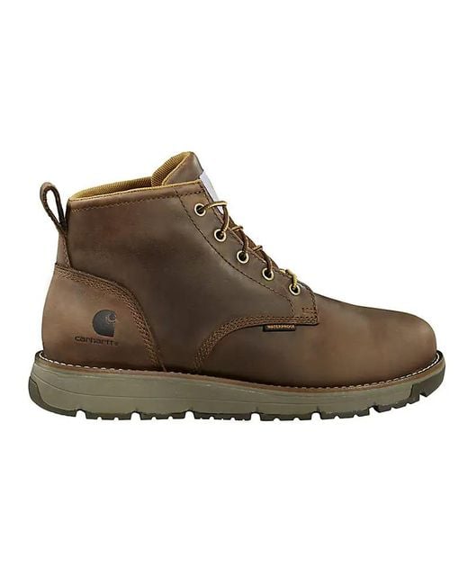Carhartt Brown Millbrook Fm5004-M Work Boot 11.5 5" Non-Safety Toe Wedge Tf366 for men