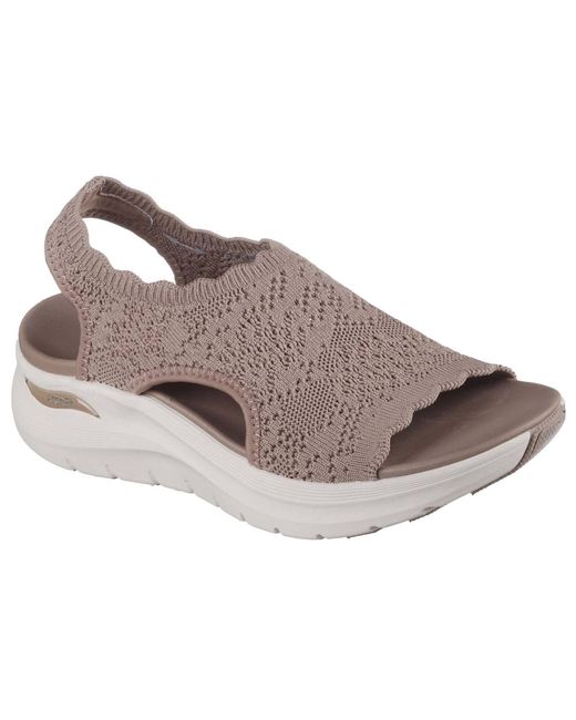 Skechers Gray Arch Fit Flawless Choice Sandals