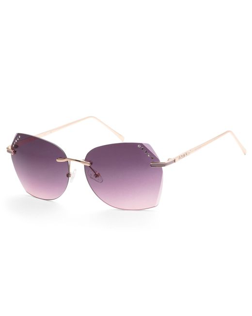 Guess Purple 61mm Rose Sunglasses Gf0384-28t