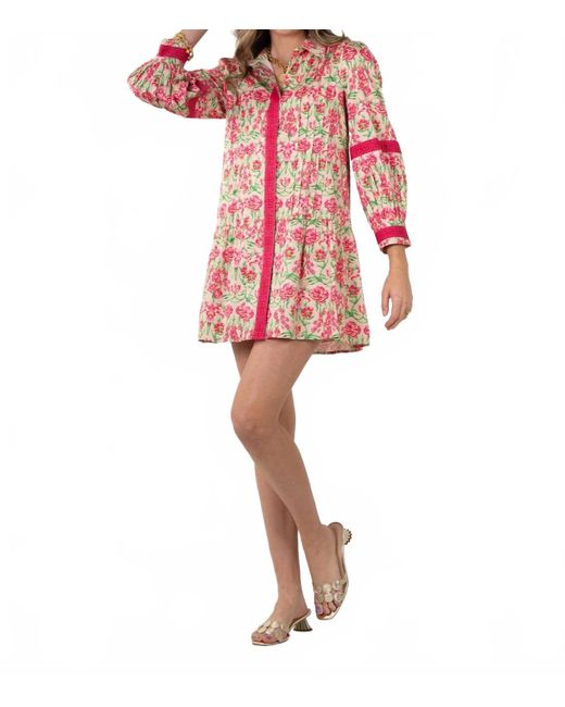 Emily Mccarthy Red Delaney Mini Dress