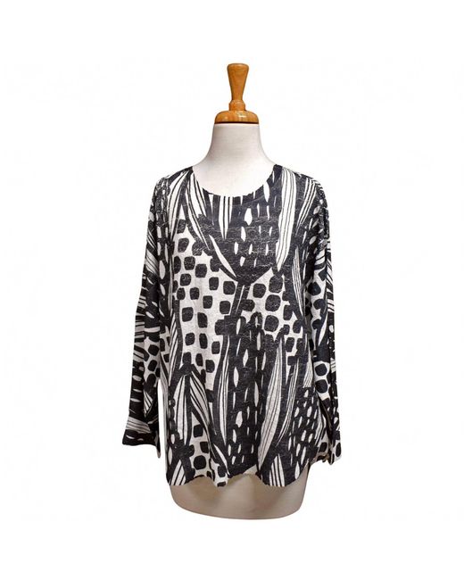 Inoa Black Graphite Dolman Top