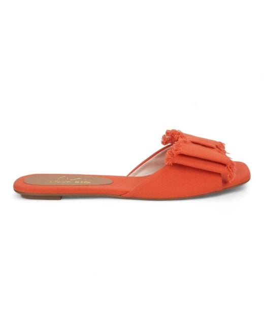 Love Rio Red Freya Threads Flat Sandal