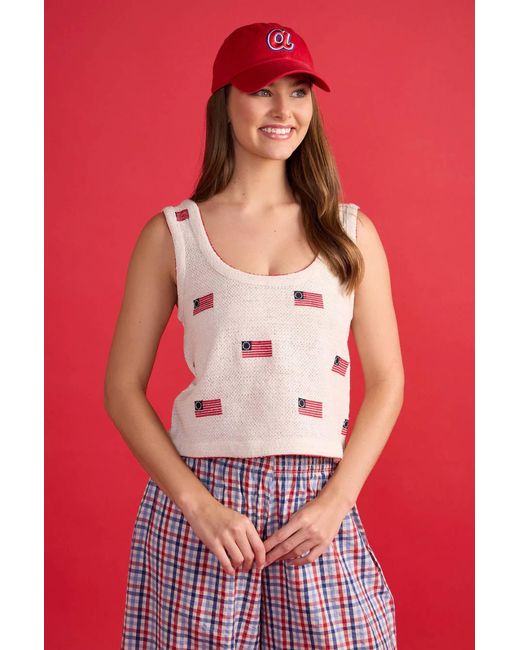 Double A Red Roxy Tank Top
