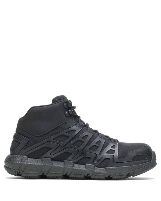 Wolverine Black Rev Vent Ultraspring Durashocks Carbonmax Boot for men