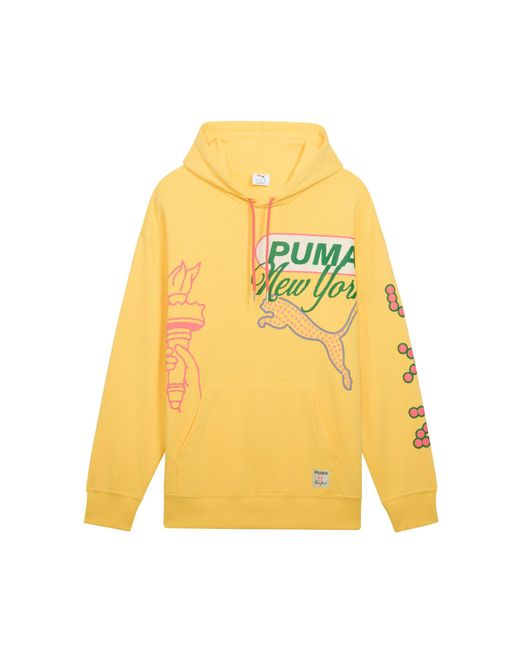 PUMA Wardrobe Essentials Bright Lights NYC Flagship フーディ Wardrobe Essentials Bright Lights NYC Flagship Men's Hoodie