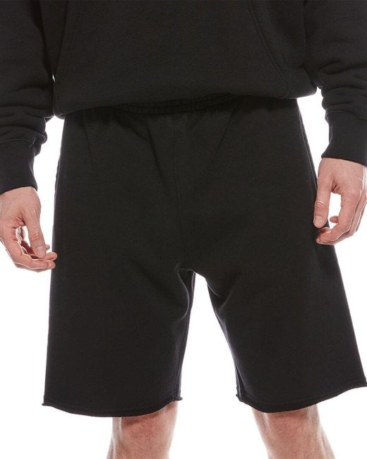 Off-White c/o Virgil Abloh Black Off- Diagonal Pocket Sweatshort for men