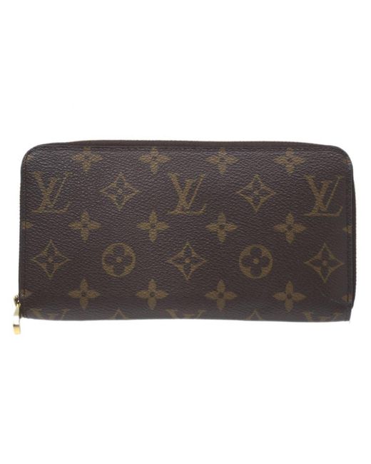 Louis Vuitton Brown Zippy Canvas Wallet (pre-owned)