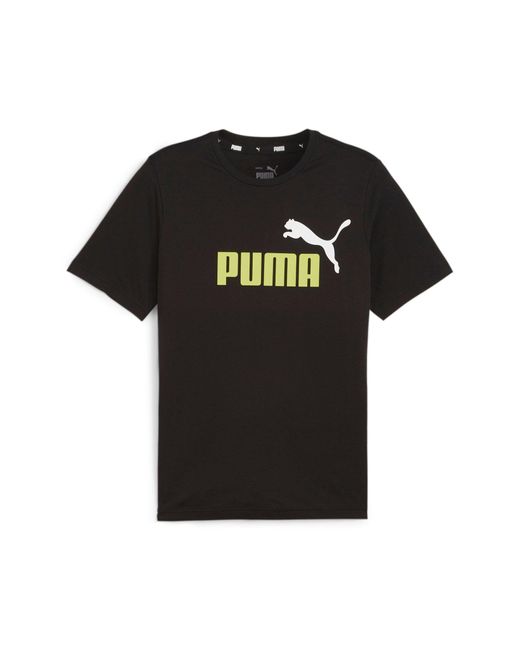 PUMA Black Essentials Logo Tee for men