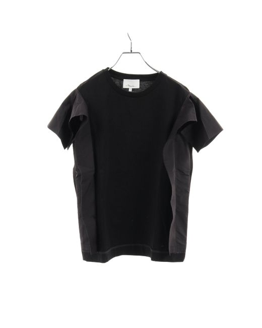 3.1 Phillip Lim Black Cut And Sew Switching
