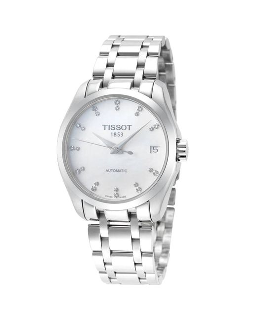 Tissot Metallic T-trend White Mother Of Pearl Dial Watch