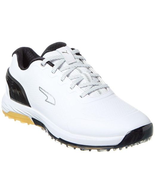 PUMA White Alphacat Nitro Golf Shoe for men