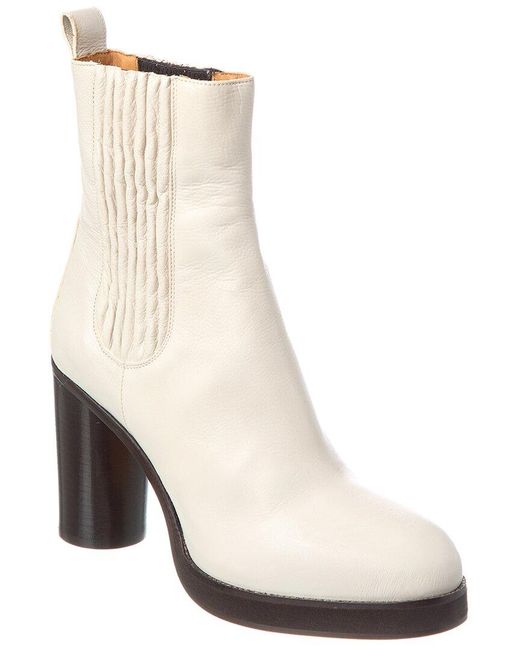 Isabel Marant Natural Lilde Leather Boot