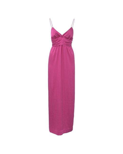 Ba&sh Purple Rixelle Long Backless Maxi Dress