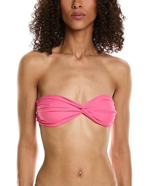 Ramy Brook Red Florence Bikini Top
