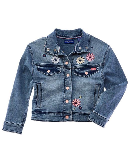 Scotch & Soda Blue S & S Denim Group Stretch Denim Jacket