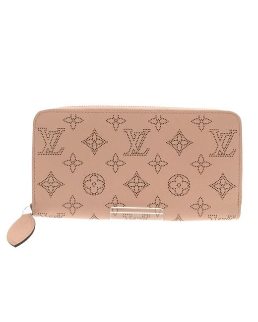 Louis Vuitton Zippy Wallet Leather Wallet (pre-owned) in Pink