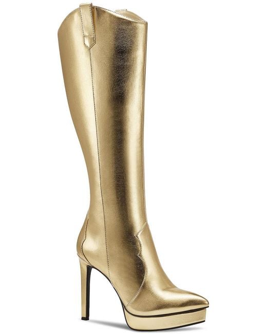 Thalia Sodi Multicolor Trixi Platform Knee-high Boots