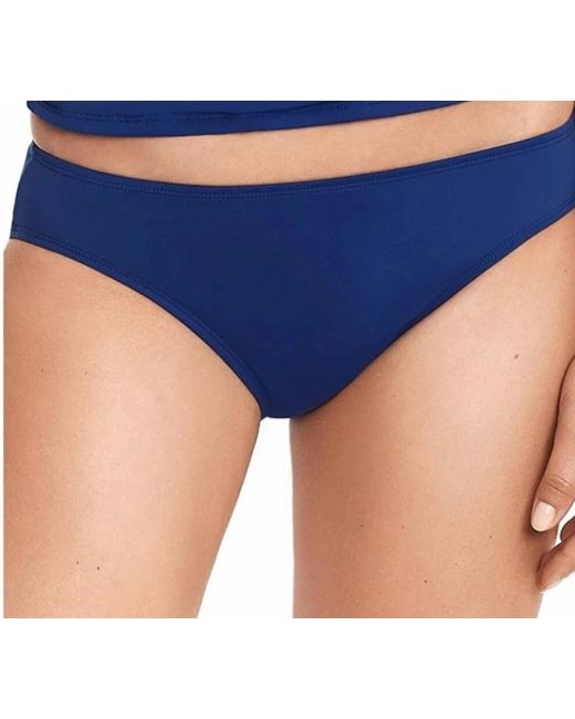 Ralph Lauren Blue Beach Club Solids Hipster Swim Bottom