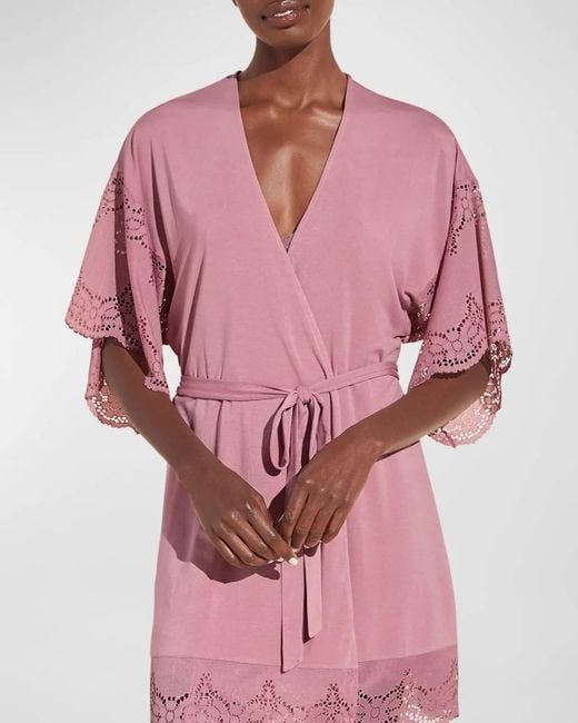 Eberjey Pink Beatrix Robe