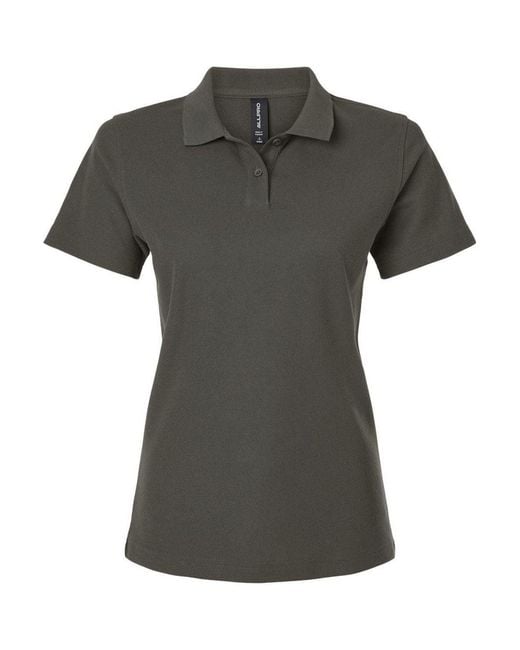 AllPro Black Pique Polo