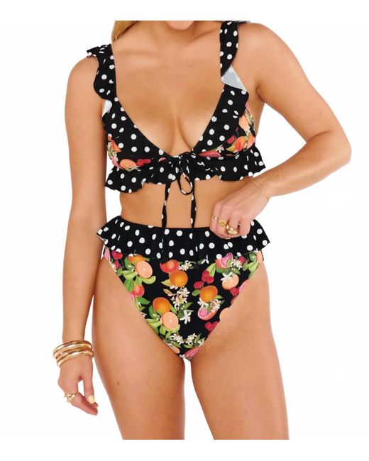Show Me Your Mumu Black Island Ruffle Bottom