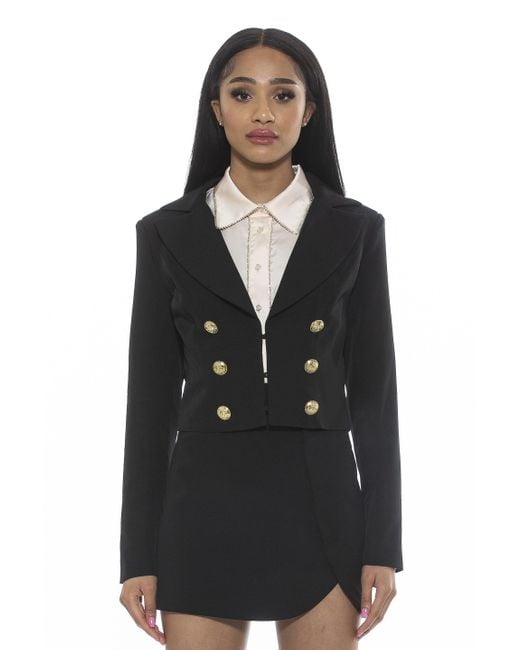 Alexia Admor Black Jesse Blazer