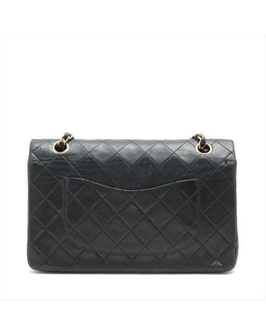 Chanel Timeless 26 Leather Shoulder Bag (pre-owned) in Black