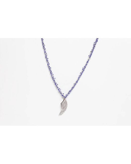 Avenue Chic Black Wing Necklace
