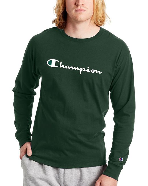 Champion Cotton Activewear Pullover Top in Green for Men Lyst