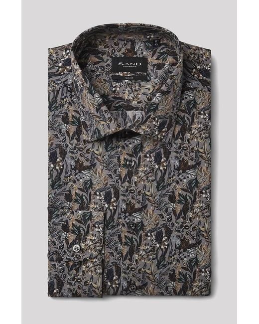 Sand Black State N 2 Pattern Shirt for men