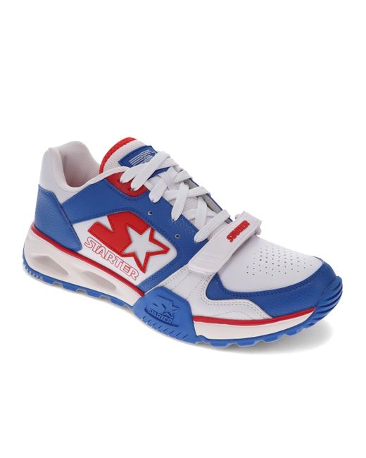 Starter Blue Team Trainer 92 Low Vegan Synthetic Leather Casual Lowtop Sneaker Shoe for men