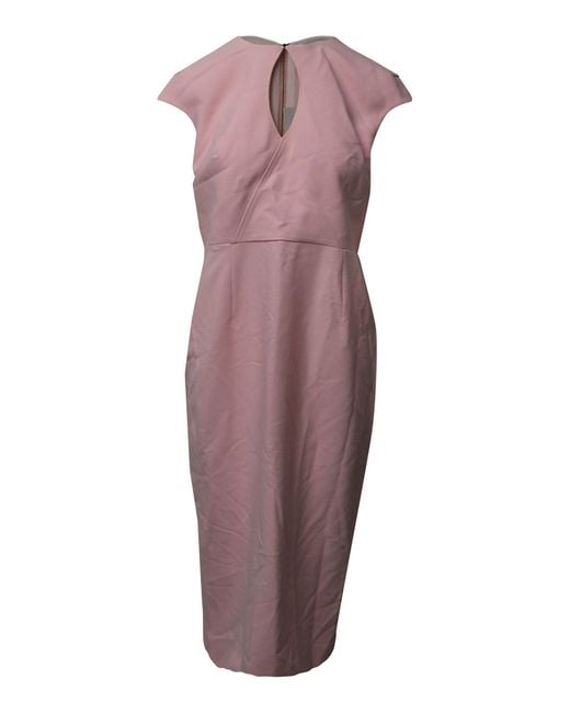 Roland Mouret Purple Roland Mouret Chiswell Key Hole Sheath Dress